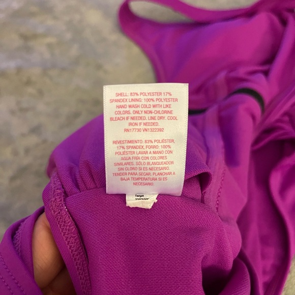 💋Xhilaration Strappy Side Zip-Up One-Piece, Size Medium - Picture 6 of 6